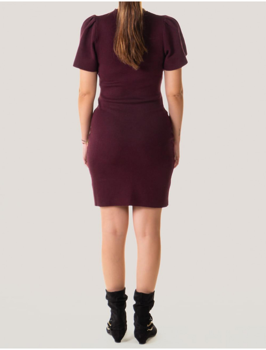 VESTIDO OBVIO AZZURA BURDEOS