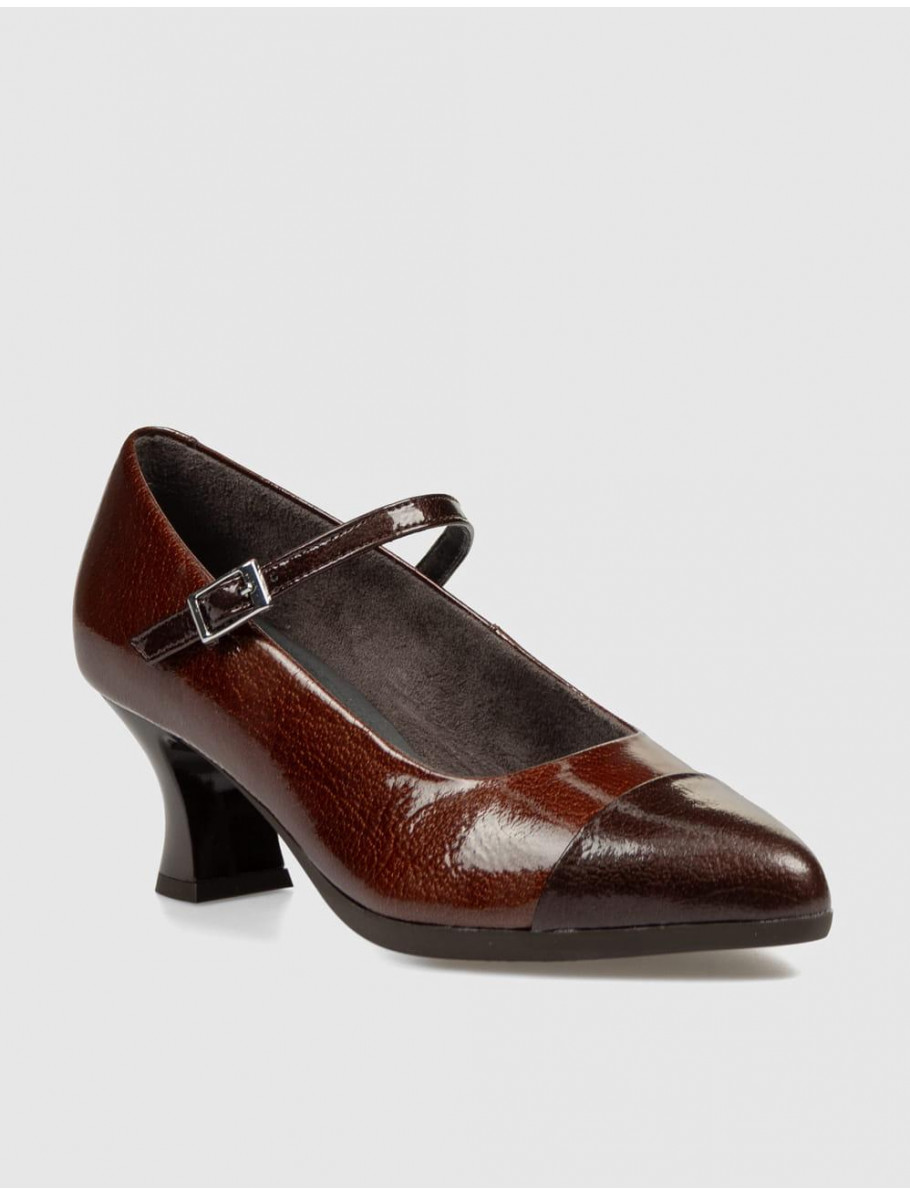 ZAPATO PITILLOS 11683 MARRoN