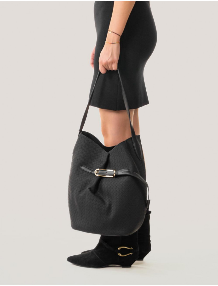 BOLSO OBVIO COMPLEMENTOS LALIN NEGRO