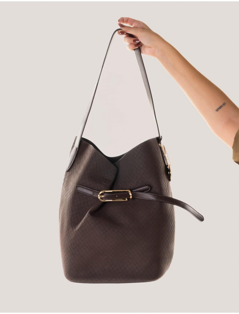 BOLSO OBVIO COMPLEMENTOS LALIN MARRoN