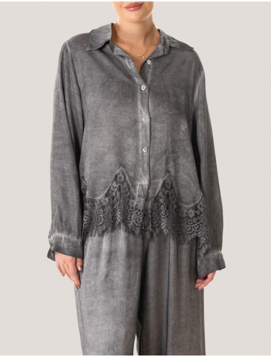 CAMISA OBVIO GINA GRIS