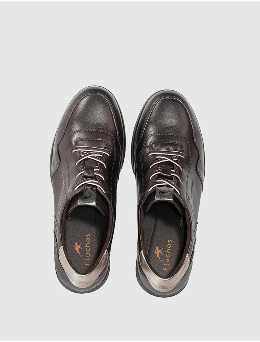 ZAPATO FLUCHOS F2545 MARRoN