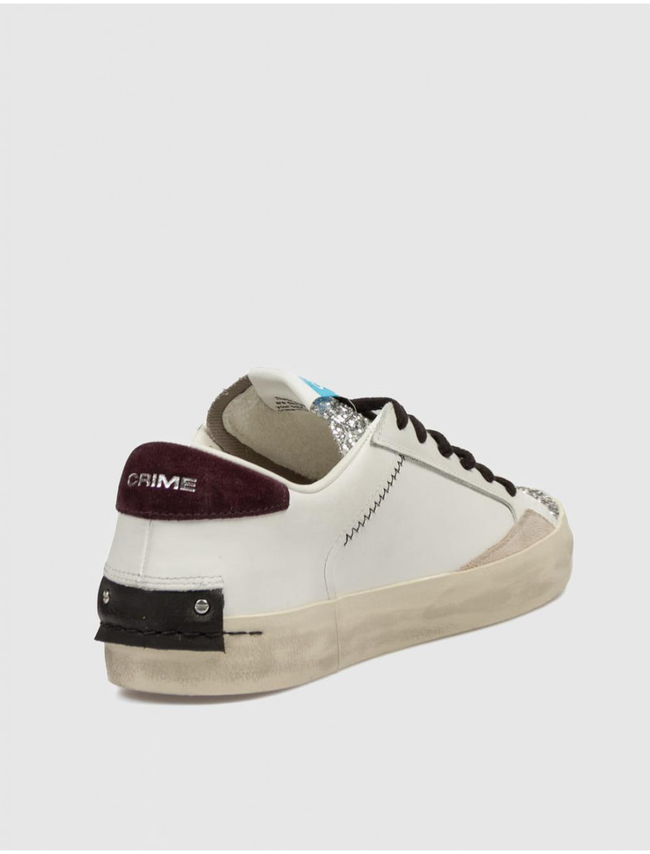 ZAPATILLA CRIME LONDON DISTRESSED BLANCO