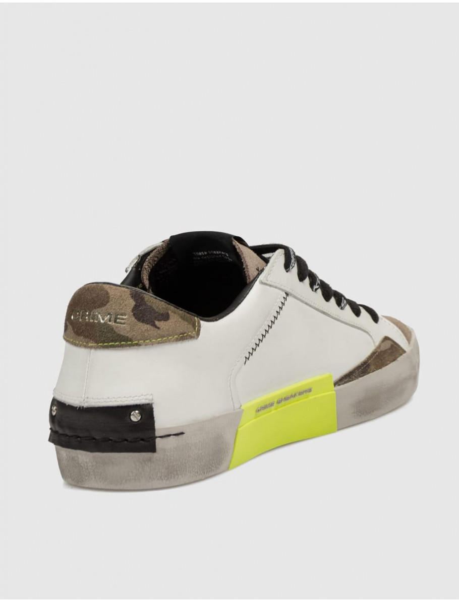 ZAPATILLA CRIME LONDON DISTRESSED BLANCO
