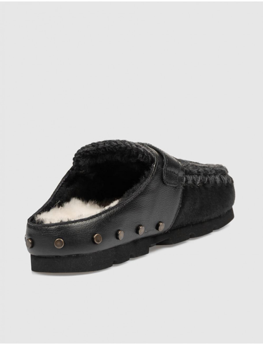 ZUECO MOU WINTER BIO PONYSKIN NEGRO