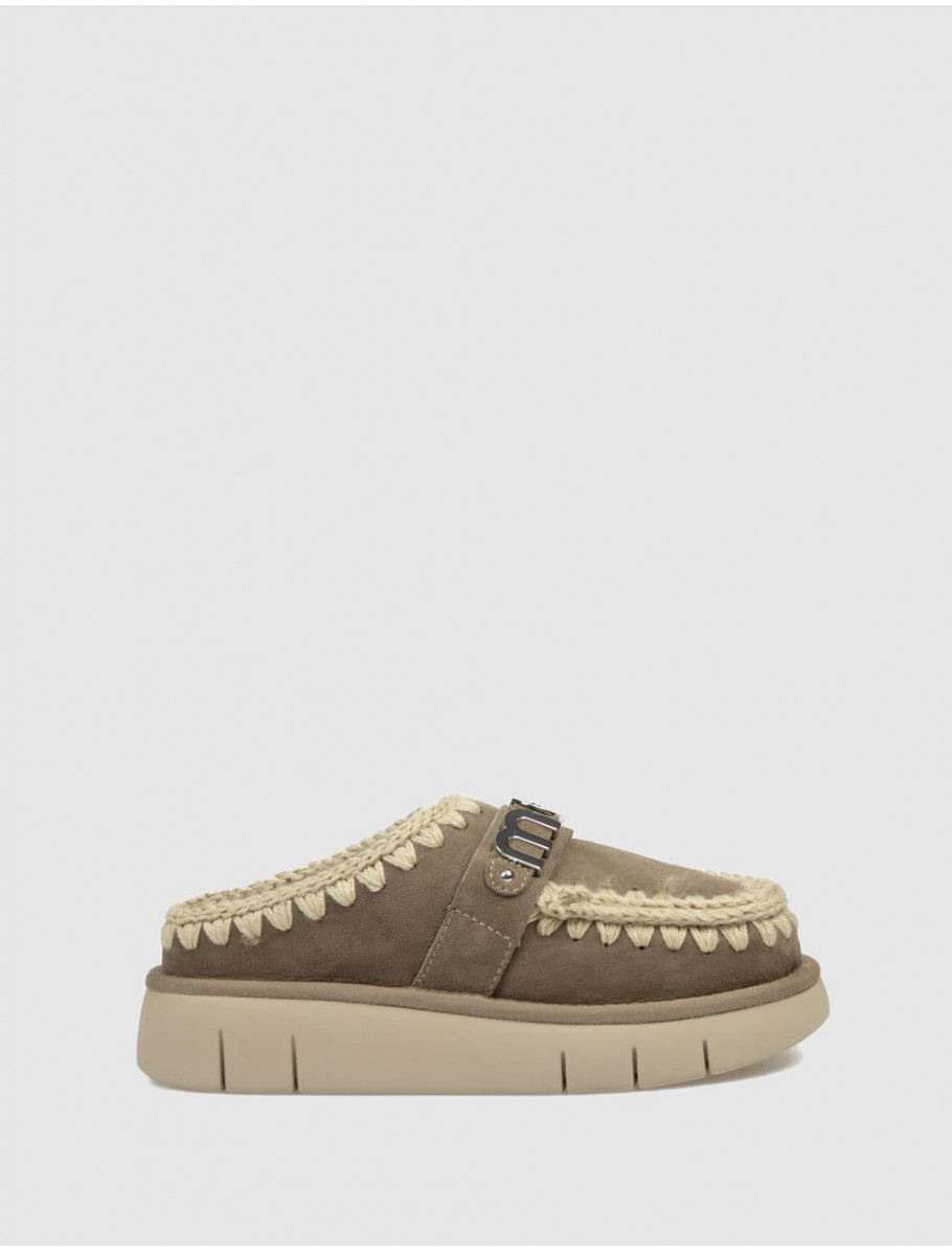 ZUECO MOU BOUNCE CLOG METAL LOGO GRIS