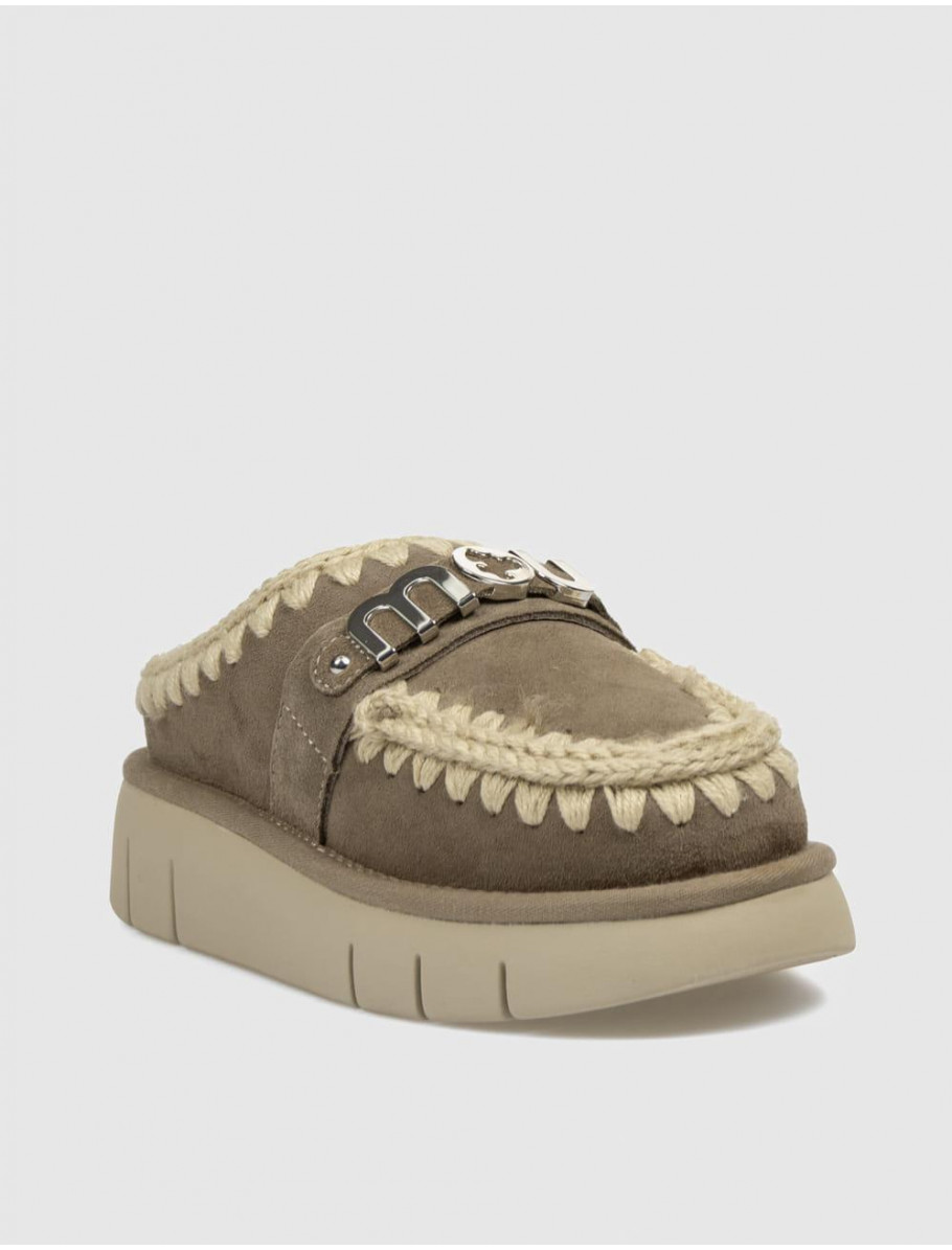 ZUECO MOU BOUNCE CLOG METAL LOGO GRIS