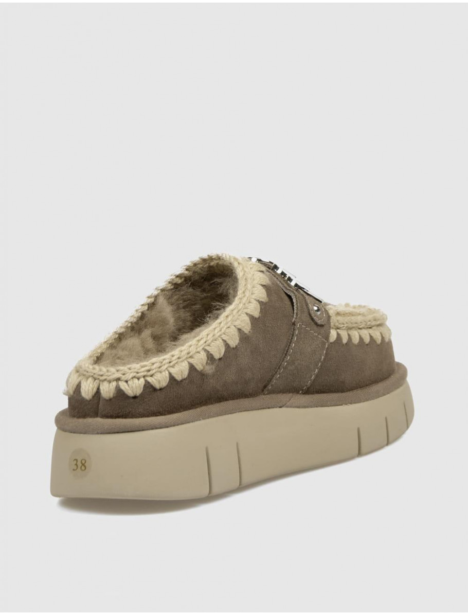 ZUECO MOU BOUNCE CLOG METAL LOGO GRIS