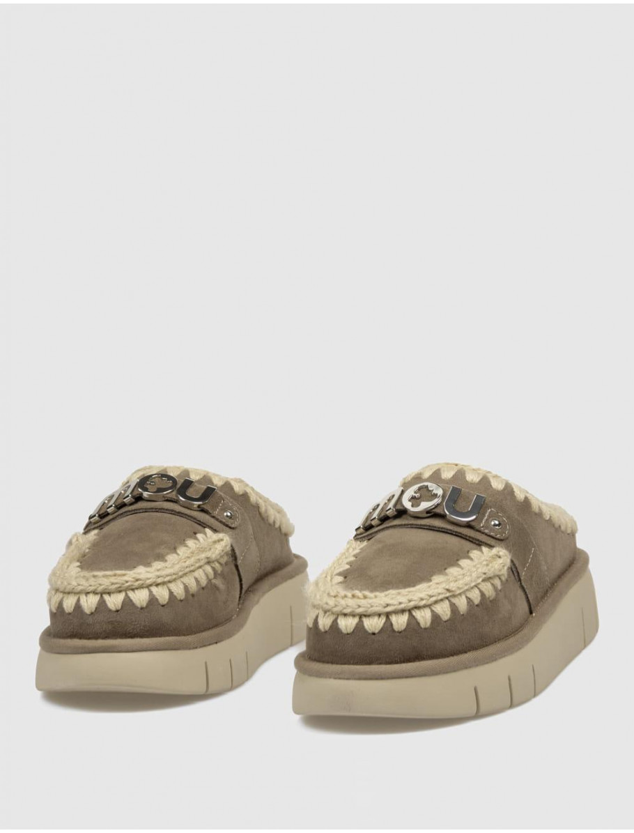 ZUECO MOU BOUNCE CLOG METAL LOGO GRIS