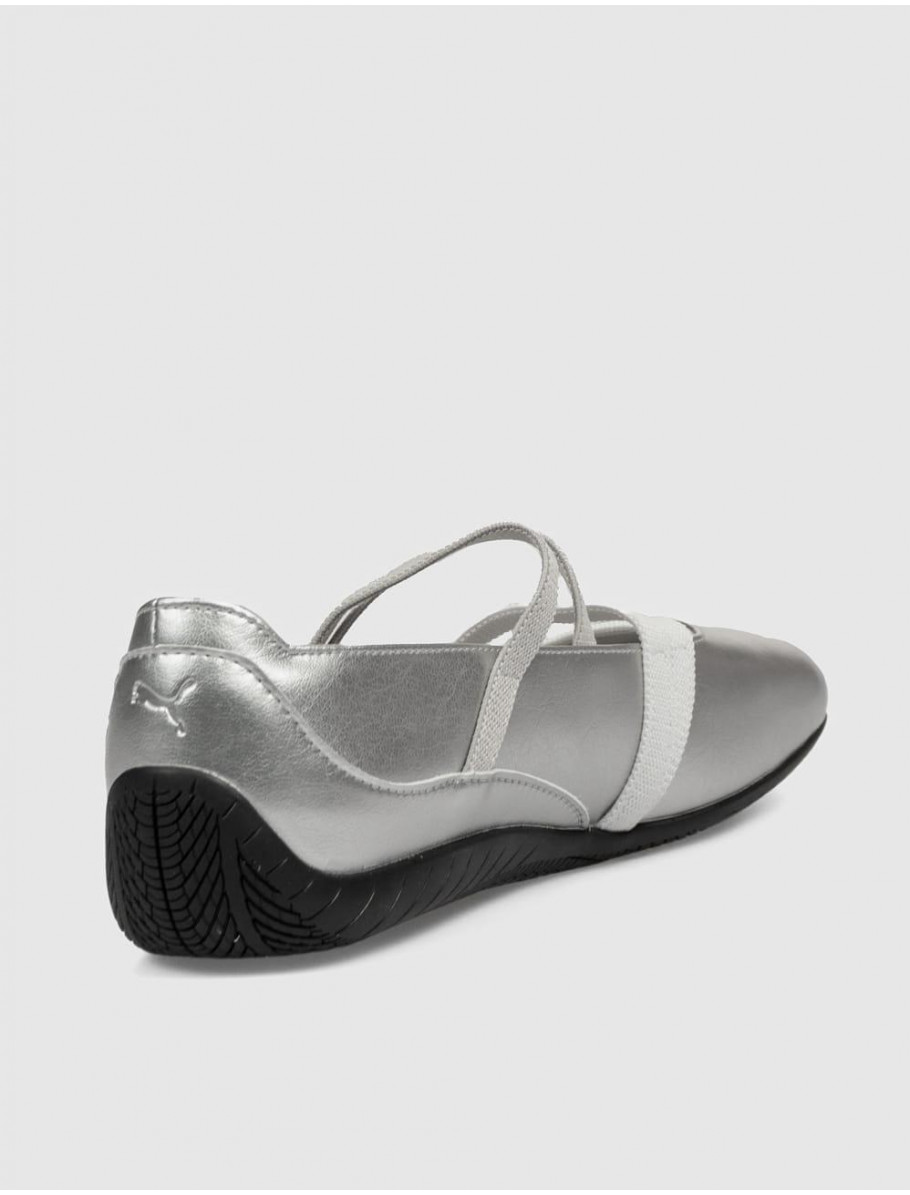 ZAPATILLA PUMA SPEEDCAT BALLET METALLIC PLATA