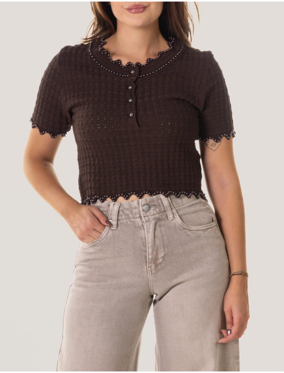 CAMISETA OBVIO LESSIA MARRoN