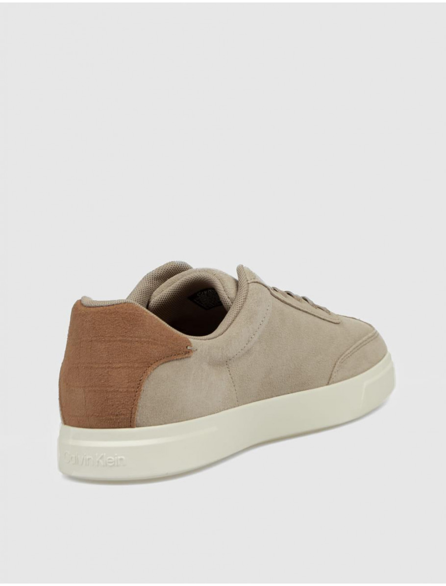 ZAPATILLA CALVIN KLEIN LOW PROF CUPSOLE LACEUP GRIS