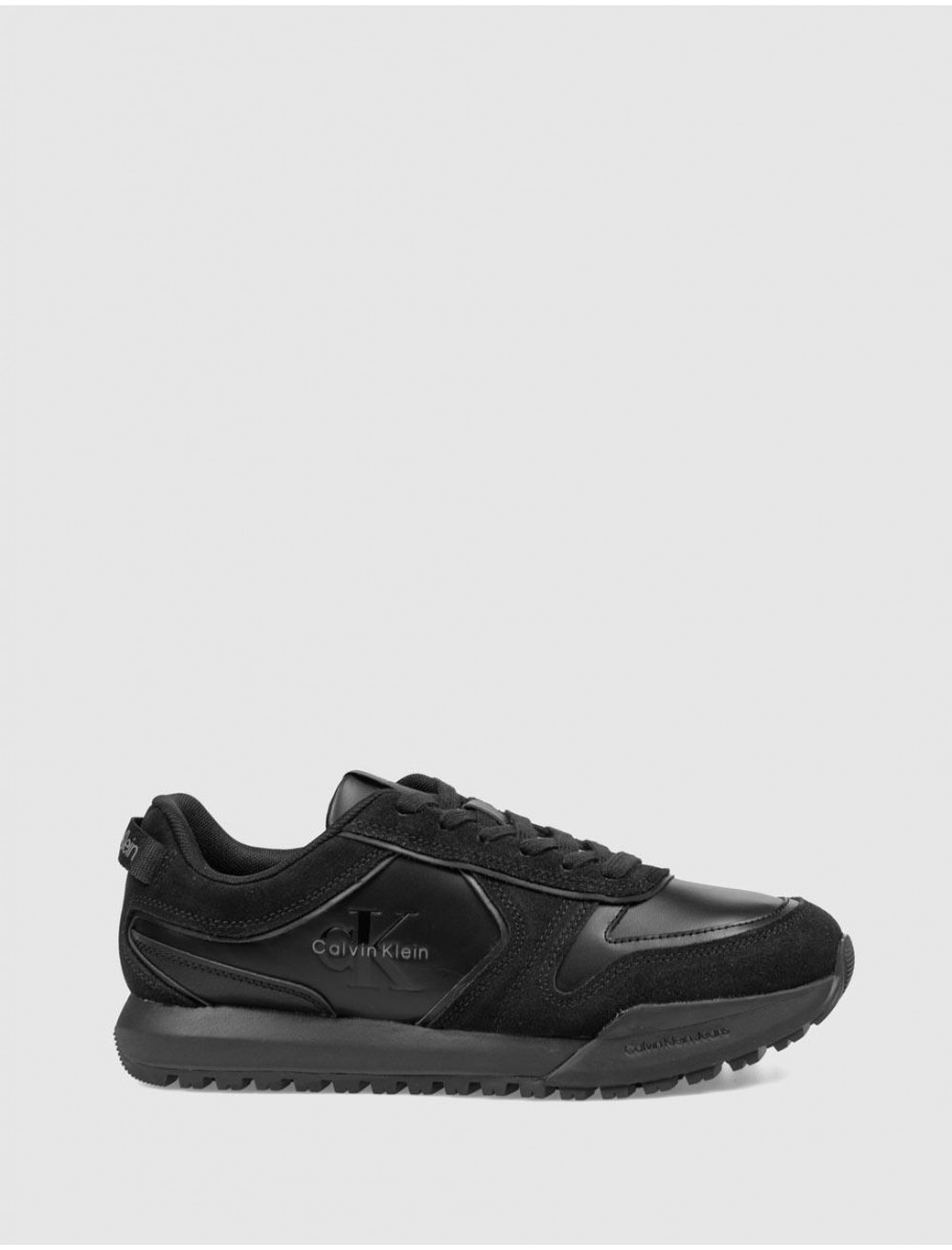 ZAPATILLA CALVIN KLEIN TOOTHY RUNNER IRREGULAR NEGRO