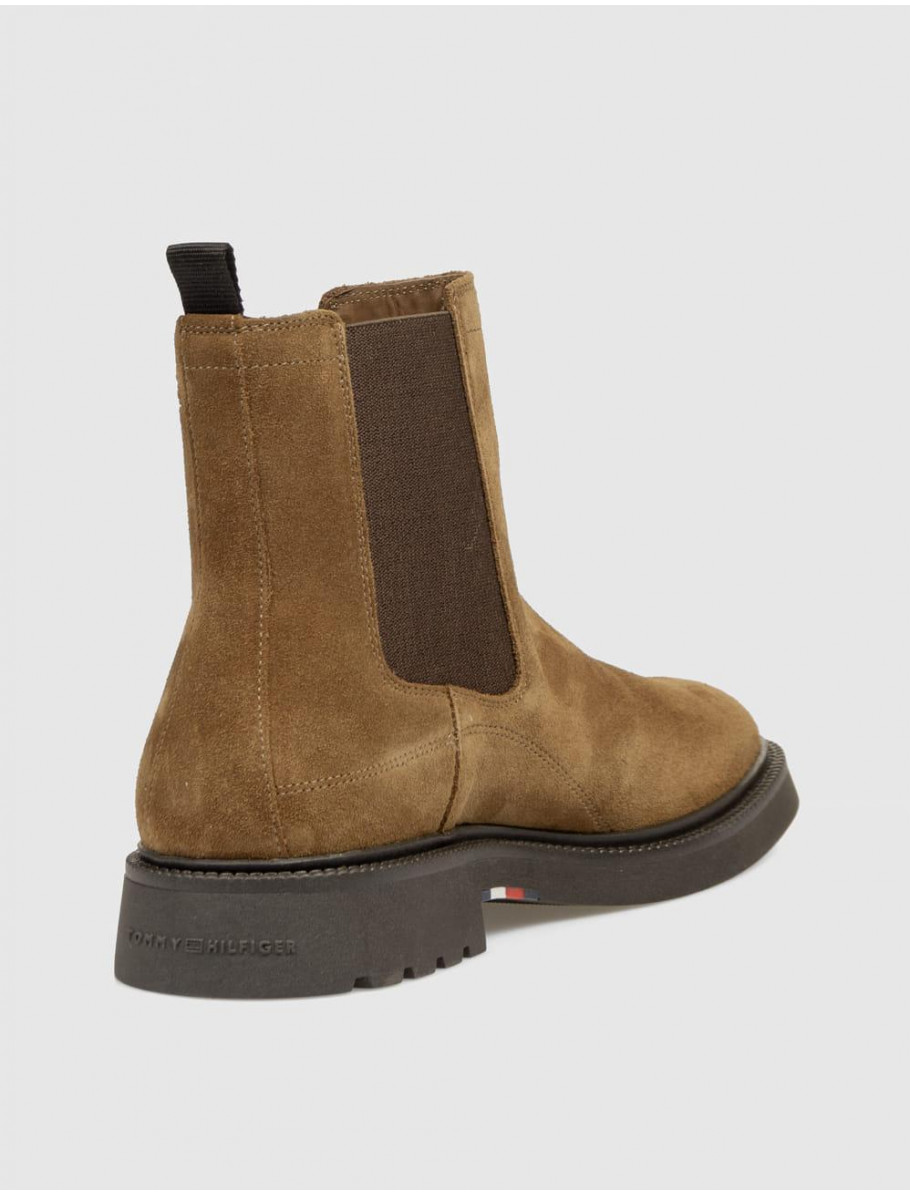 BOTiN TOMMY HILFIGER CORPORATE CASUAL SUEDE CUERO