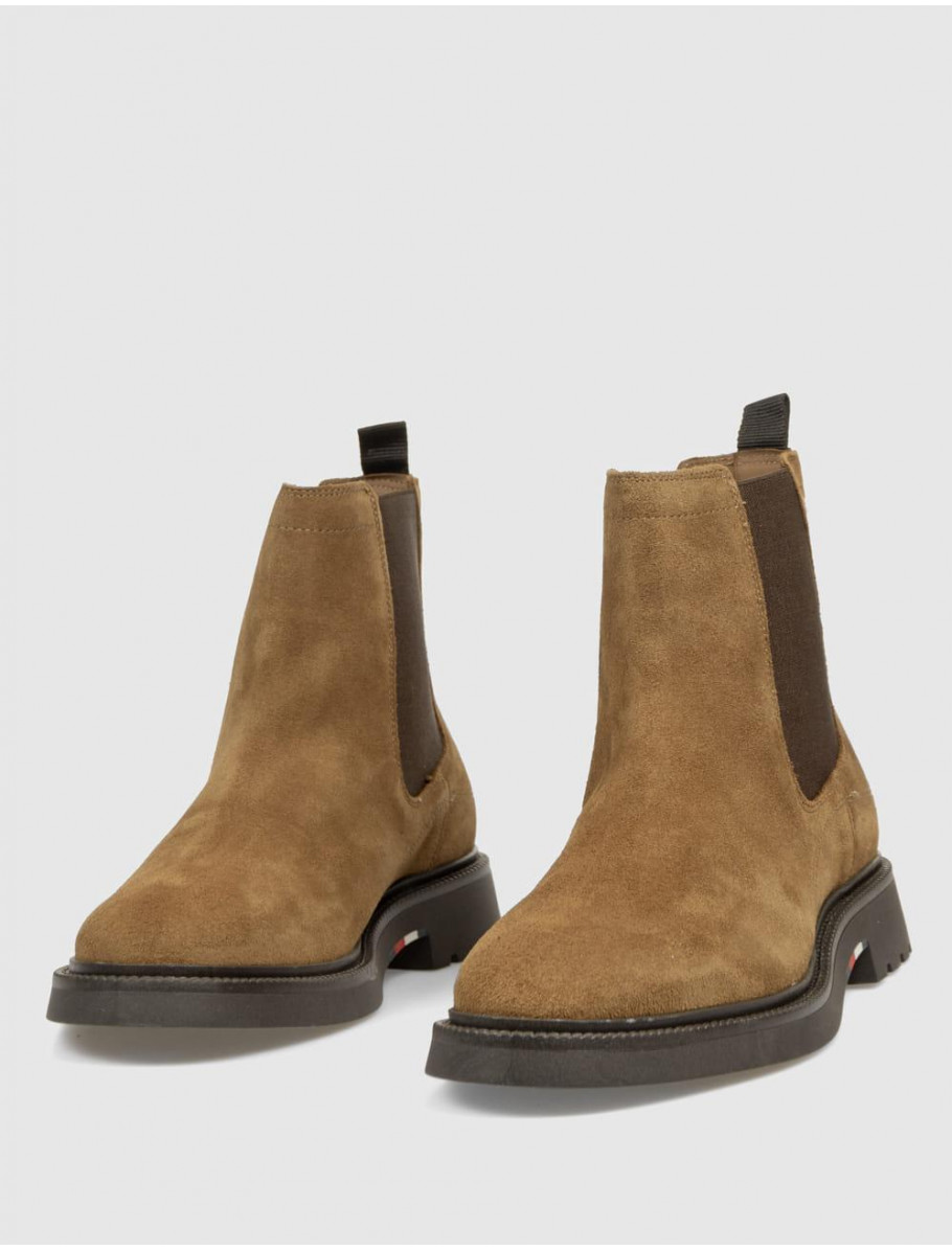 BOTiN TOMMY HILFIGER CORPORATE CASUAL SUEDE CUERO