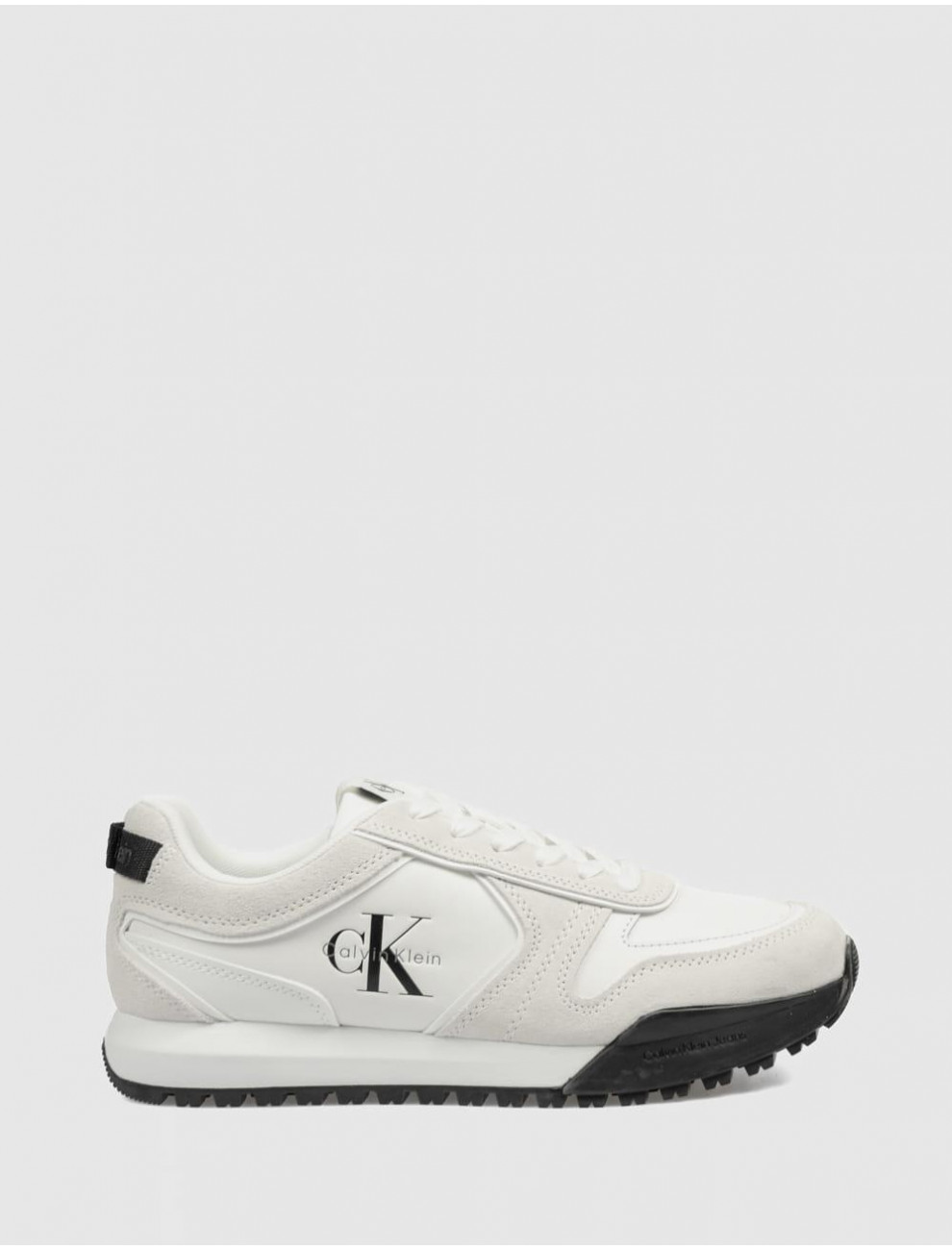 ZAPATILLA CALVIN KLEIN TOOTHY RUNNER IRREGULAR BLANCO