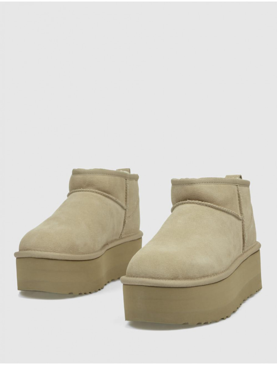BOTiN UGG CLASSIC ULTRA MINI PLATFORM BEIG