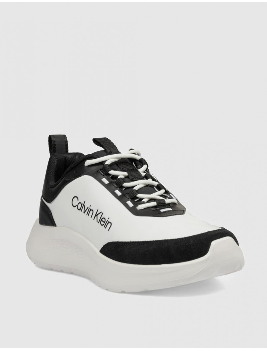 ZAPATILLA CALVIN KLEIN LIGHT EVA RUNN ESS LACEUP NY SU NEGRO