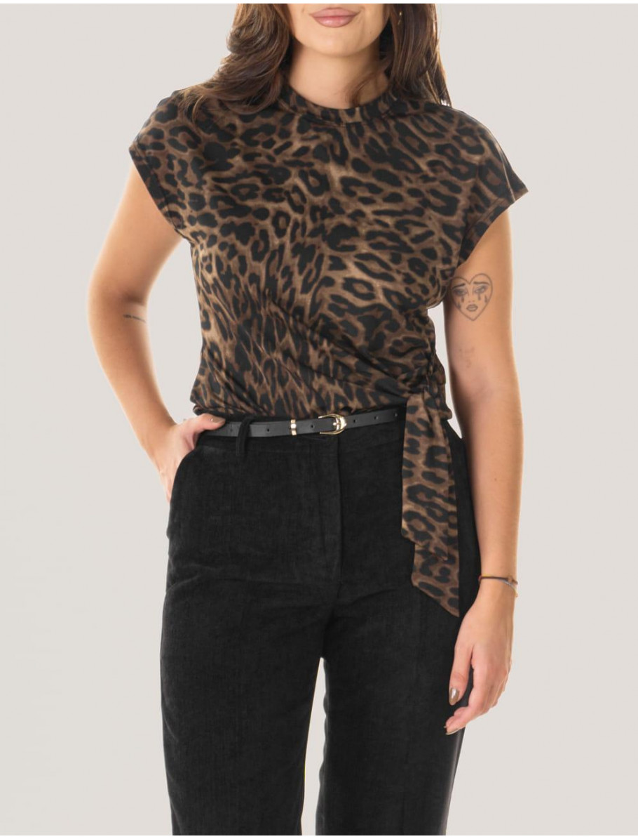 CAMISETA OBVIO CATTA LEOPARDO