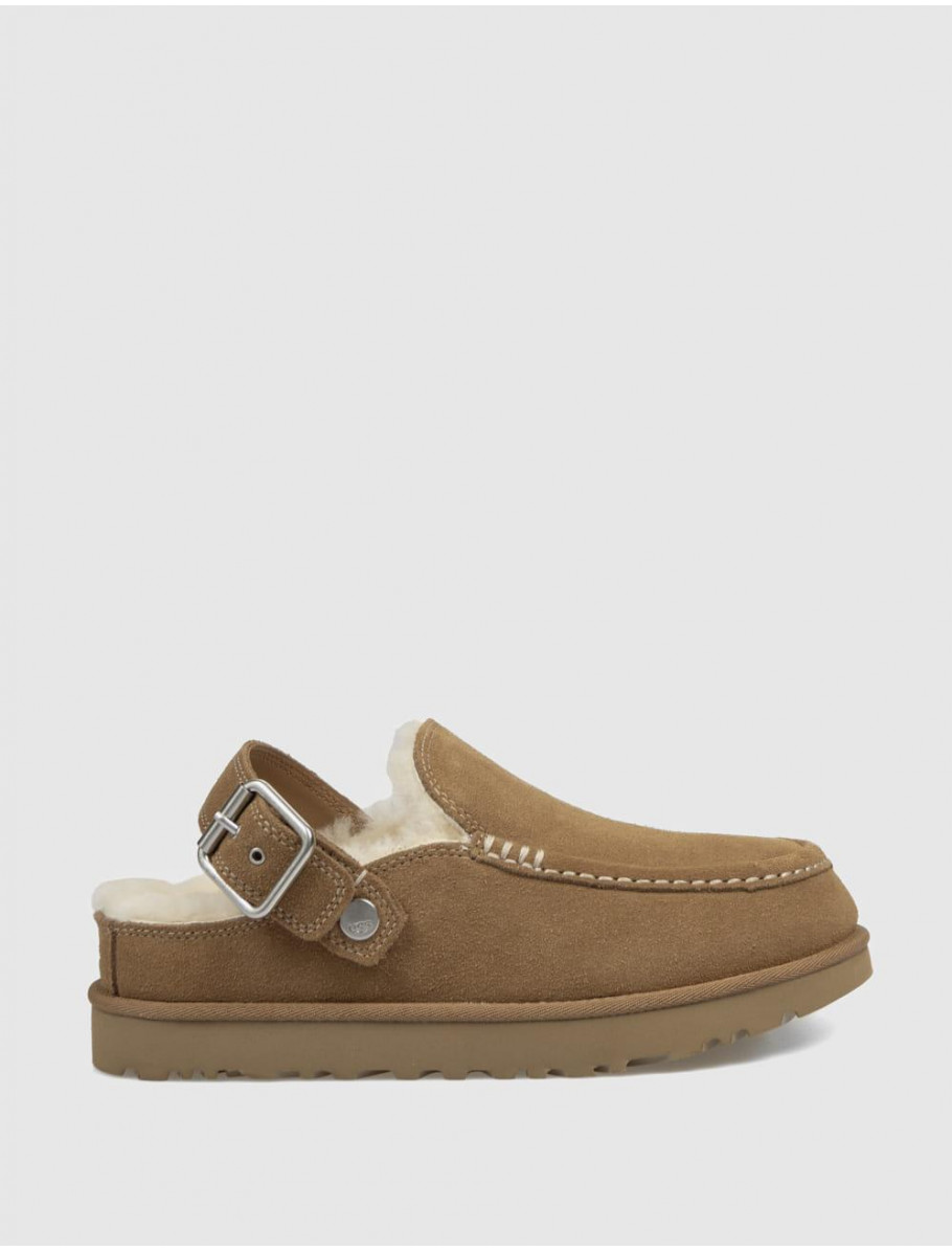 ZUECO UGG GOLDENSTAR EVELINA CLOG CUERO